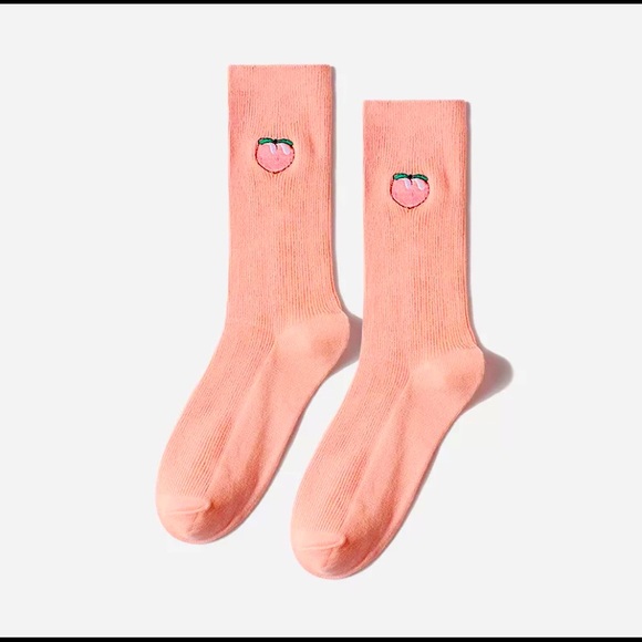 Peach - Emoji Socks - Picture 1 of 1